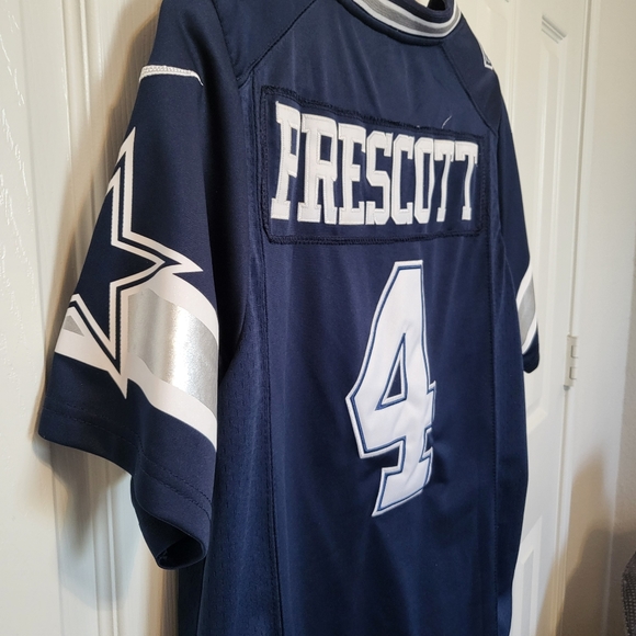 Men's Dallas Cowboys Dak Prescott Nike Navy Jersey - Picture 2 of 5